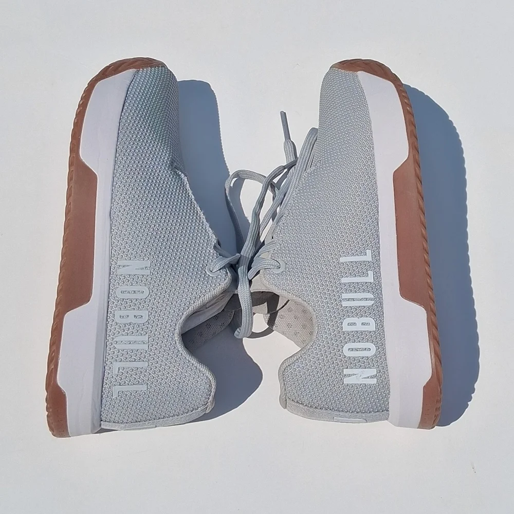 NOBULL Light Gray Knit Sneakers - Picture 15 of 16